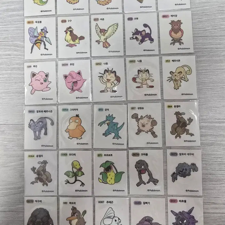 [BUNJANG] Pokemon Sticker Exchange / 포켓몬 띠부씰 교환 판매