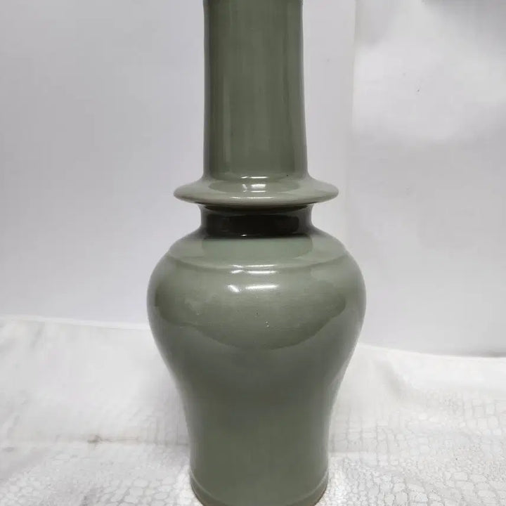 [BUNJANG] Chinese Celadon Candlestick Vase / 중국도자기 청자 촛대 화병