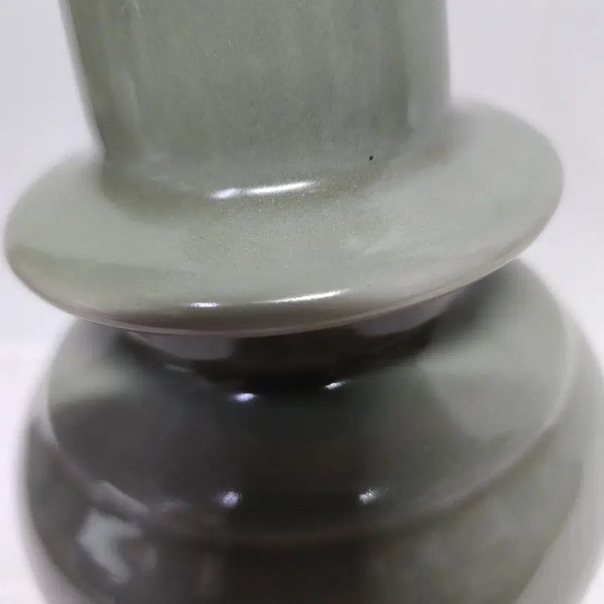 [BUNJANG] Chinese Celadon Candlestick Vase / 중국도자기 청자 촛대 화병