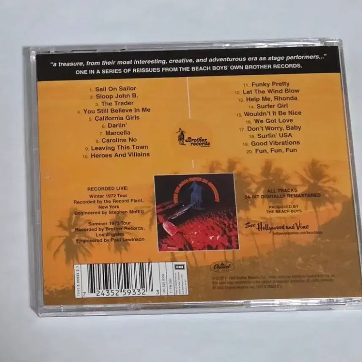 [BUNJANG] The Beach Boys In Concert CD / 비치 보이즈 In Concert 앨범 시디 CD 비치 보이스