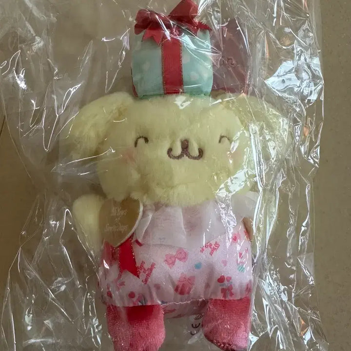 [BUNJANG] Sanrio 55th Anniversary Pompompurin Mascot (Sealed) / 산리오샵 55주년 기념 폼폼푸린 마스코트(미개봉)