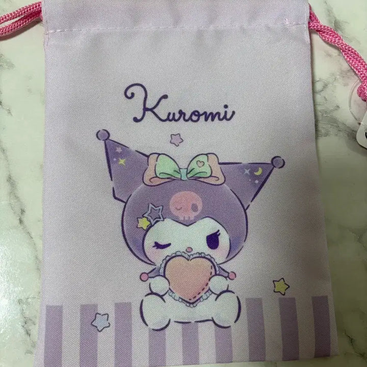 [BUNJANG] Sanrio Drawstring Pouch My Melody &amp; Kuromi / 산리오 조리개 파우치 마이멜로디&amp;쿠로미