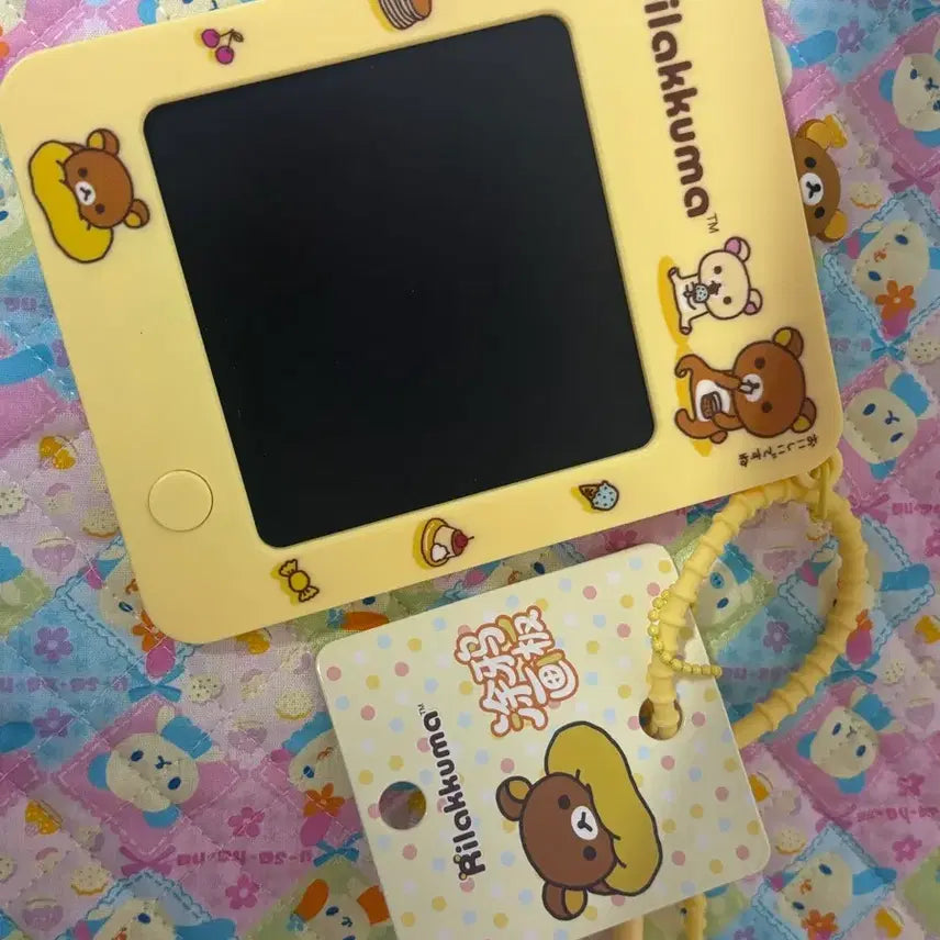 [BUNJANG] Rilakkuma Yellow Drawing Board with Pen / 리락쿠마 드로잉보드(새상품)