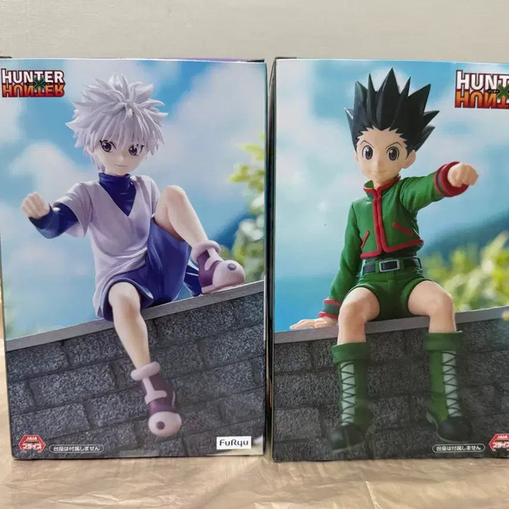 [BUNJANG] Hunter x Hunter Gon &amp; Killua Noodle Stopper Figure Bundle Set / (일괄) 헌터x헌터 곤 키르아 누들스토퍼 피규어