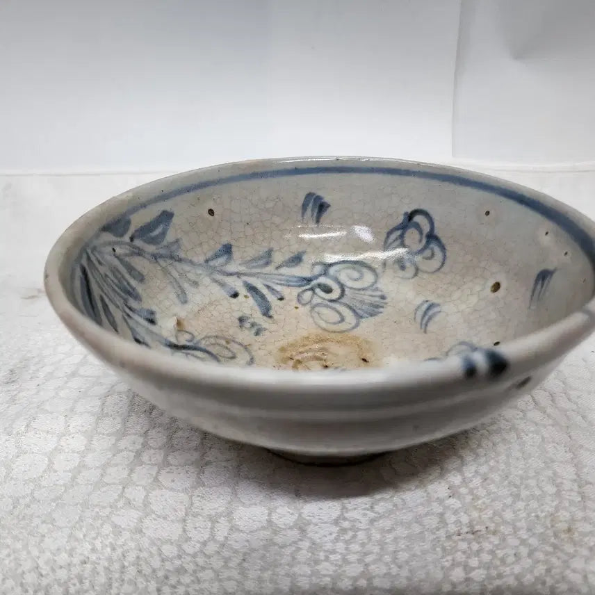 [BUNJANG] Blue and White Porcelain Tea Bowl for Pu-erh Tea / 청화 도자기 말찻잔 보이차 다완
