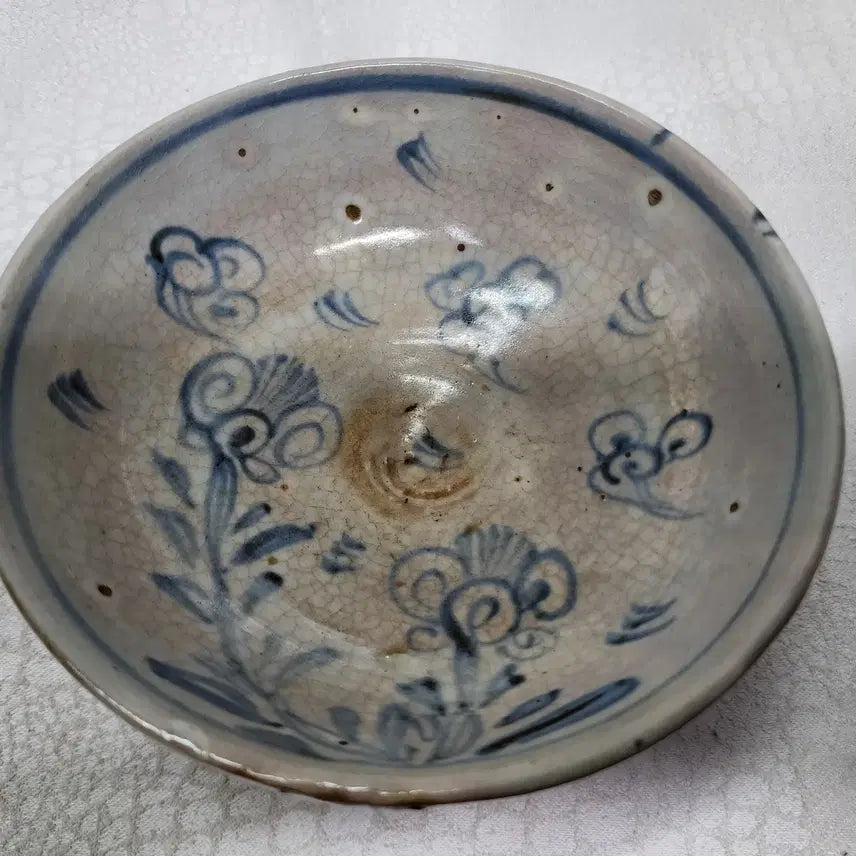 [BUNJANG] Blue and White Porcelain Tea Bowl for Pu-erh Tea / 청화 도자기 말찻잔 보이차 다완