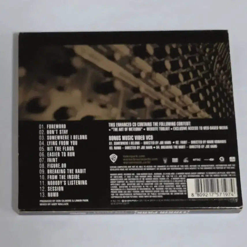 [BUNJANG] Linkin Park Meteora Tour Edition 2CD Album / 린킨 파크 Meteora 투어 에디션 앨범 시디 CD