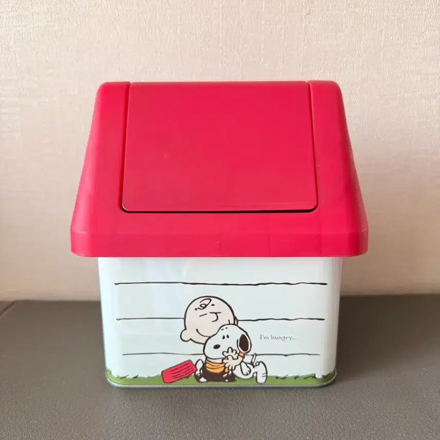 [BUNJANG] Universal Studios Snoopy Trash Can / 유니버셜 스누피 휴지통