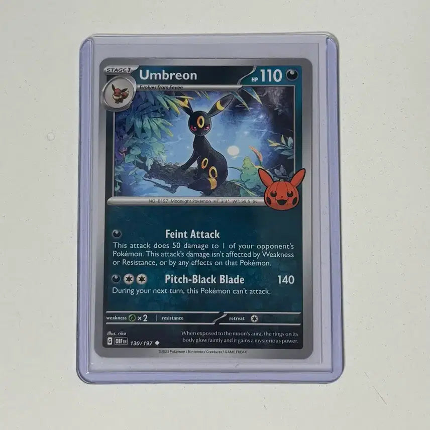 [BUNJANG] Pokemon Card 2024 Halloween Umbreon / 포켓몬카드 2024 할로윈 블래키