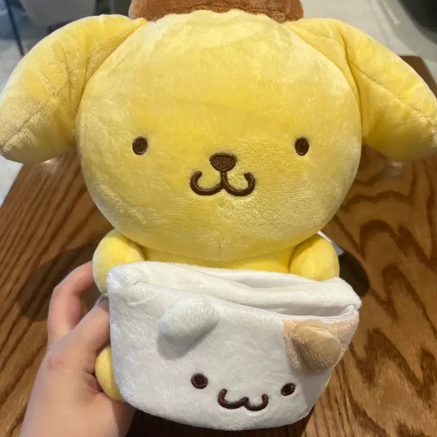 [BUNJANG] Pompompurin Basket Plush Toy / 폼폼푸린 바구니 인형