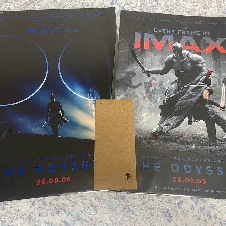 [BUNJANG] Odyssey Dolby + IMAX A3 Poster + TTT Bundle Set / 일괄) 오디세이 돌비+아이맥스 A3 포스터+ttt