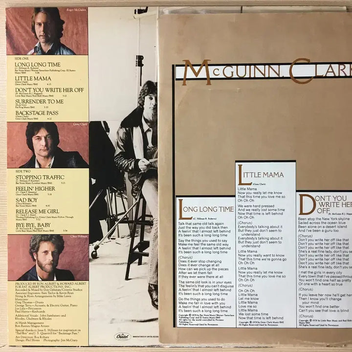 [BUNJANG] McGuinn, Clark &amp; Hillman McGuinn, Clark &amp; Hillman 1979 LP / (수입LP) McGuinn, Clark &amp; Hillman / McGuinn, Clark &amp; Hillman