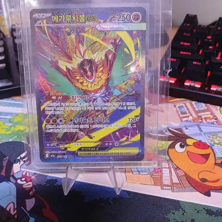 [BUNJANG] Pokemon Card Mega Luchabull EX SAR Full Art / 포켓몬 카드 메가 루차불 EX SAR