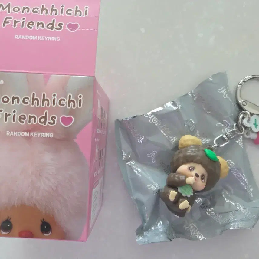 [BUNJANG] Monchhichi Friends Random Keychain Tanutanu / gs 몬치치 프렌즈 랜덤 키링 타누타누 판매