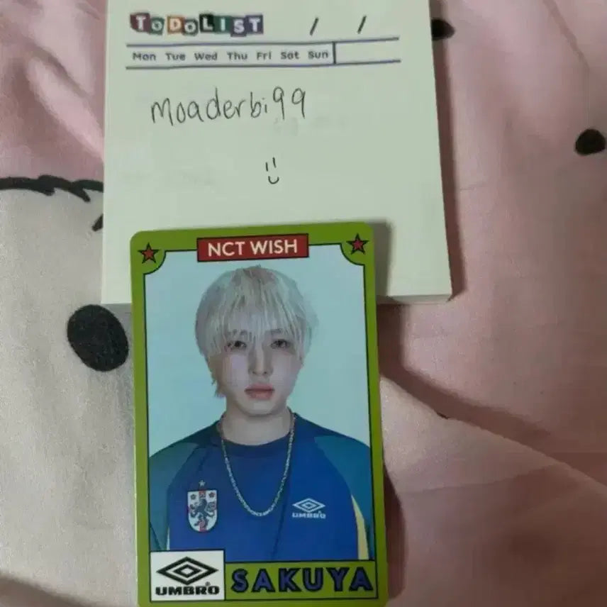[BUNJANG] NCT WISH Umbro Popup Photocard Sakuya / NCT WISH 엔시티 위시 엄브로 팝업 포토카드 사쿠야