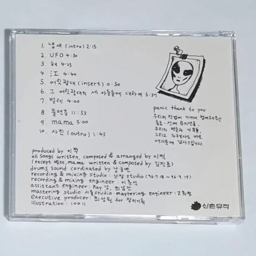 [BUNJANG] Panic 2nd Album CD / 패닉 2집 밑 앨범 시디 CD