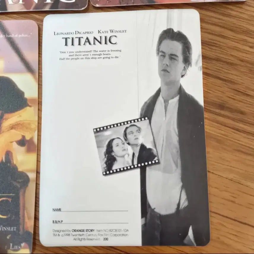 [BUNJANG] Titanic Photo Card Set / 영화 타이타닉 포토 카드 5장 세트