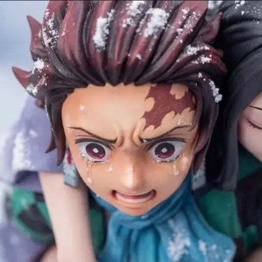 [BUNJANG] Demon Slayer Tanjiro &amp; Nezuko Resina Statue / 귀멸의 칼날 Saoirse  탄지로 네즈코 레진 피규어