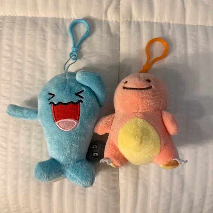 [BUNJANG] Pokemon Ditto Charmander Squirtle Plush Keychain Bundle / 포켓몬 메타몽 파이리 마자용 인형 키링 일괄