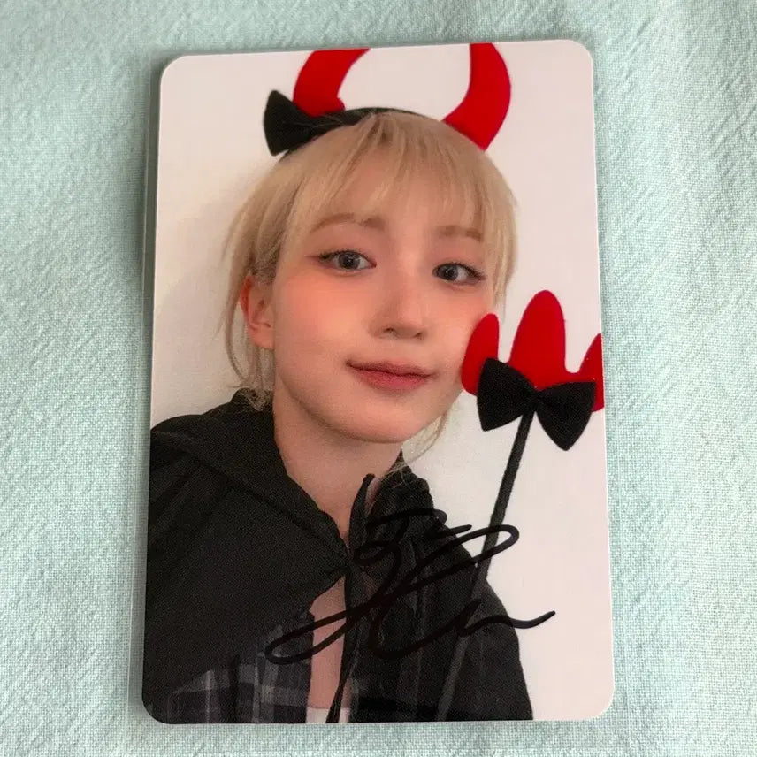 [BUNJANG] NMIXX Haewon "Devil Angel" Album Special Event POB Photocard / 엔믹스 해원 악마천사 앺뮤 싸포 싸인특전포카 양도판매급처
