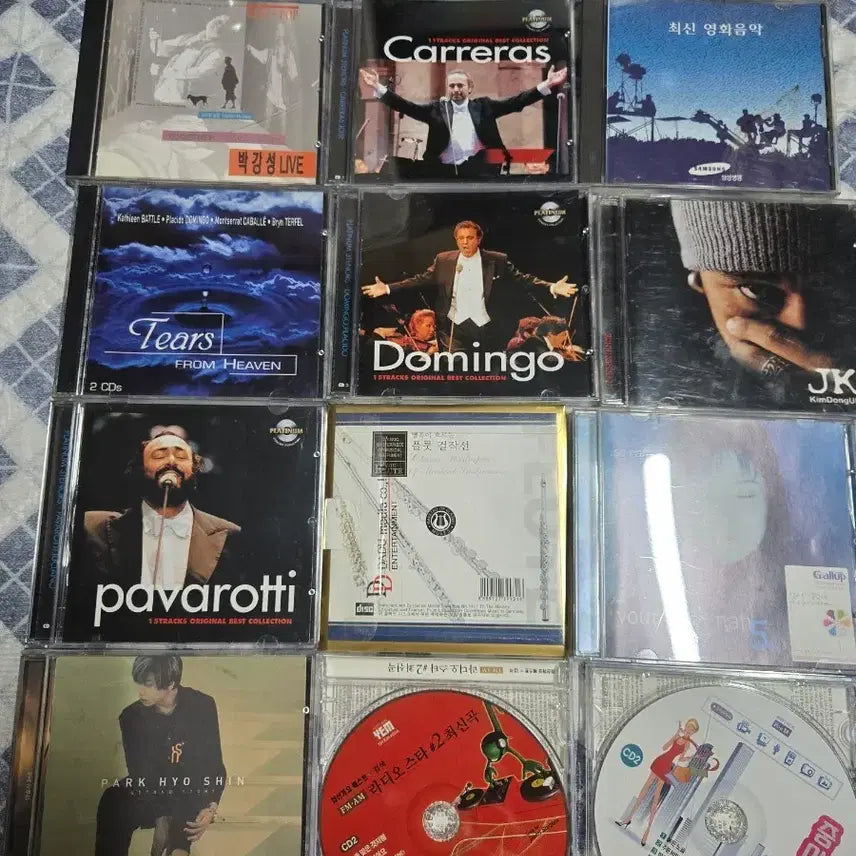 [BUNJANG] Various Artists CD Bundle - Park Kang Sung, Carreras, Domingo, Pavarotti, Park Hyo Shin / 박강성 라이브, 캐레라스, 도밍고, 파바로티 CD 등12장