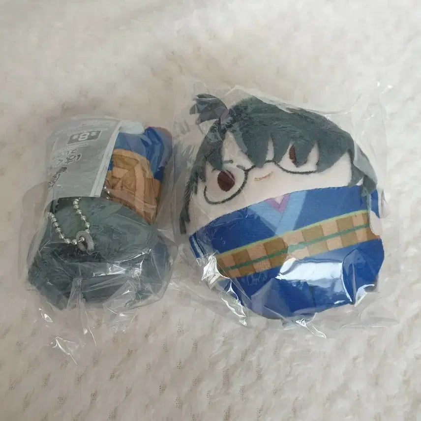 [BUNJANG] Gintama Yoshirawa Great Fire Arc Shinpachi Hug Character + Fuwaroring Plush Set / 은혼 요시와라 대염상 신파치 허그캬라+후와코로링