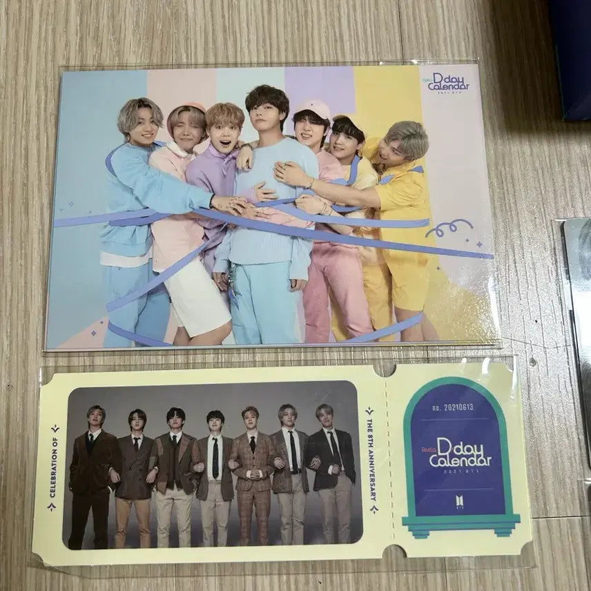 [BUNJANG] BTS 2021 D-Day Festa Calendar Bundle Set / 방탄소년단 방탄 bts 2021 디데이 D-Day 페스타 캘린더