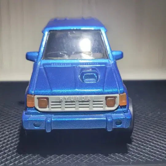 [BUNJANG] Chang Myung Galloper Mini Car Blue / 창명 갤로퍼 미니카