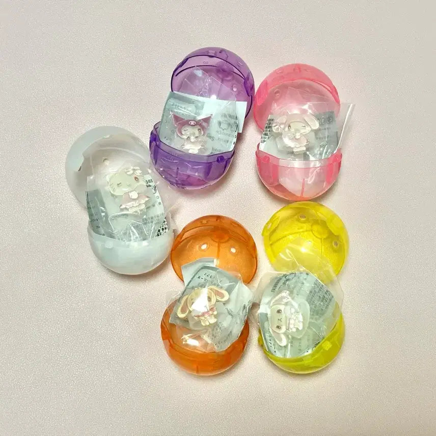 [BUNJANG] Sanrio Jewelry Jelly Deco Band Gacha Full Set / 풀셋)산리오 쥬얼리 젤리 데코밴드 가챠 키티 시로우사 메지루시