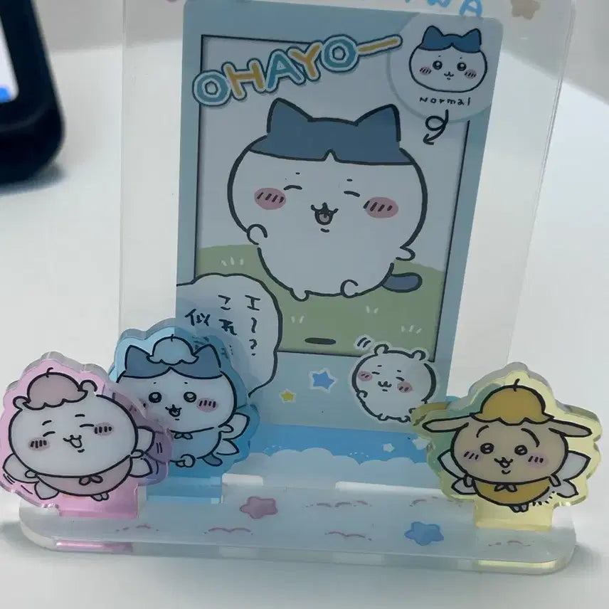 [BUNJANG] Munjagwi Acrylic Standee &amp; Card Bundle / 먼작귀 아크릴 스텐드 +카드 일괄
