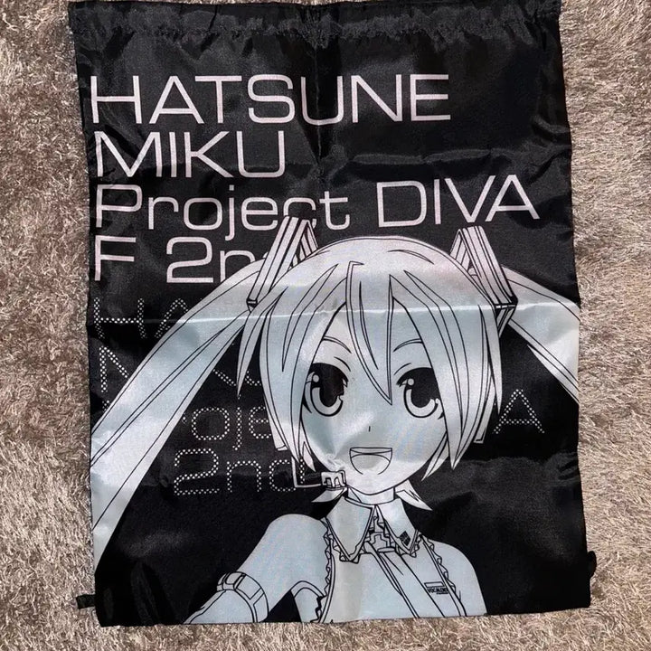 [BUNJANG] Hatsune Miku Nap Sack Bag (Strap Not Included) / 하츠네 미쿠 냅삭 가방 ( 끈 없음 )