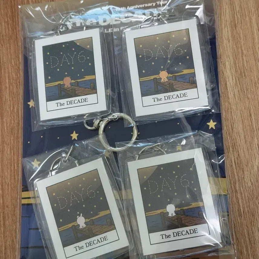 [BUNJANG] Day6 The Decade Finale Fan Gift Keychain Set / 데이식스 The Decade finale 팬기프트