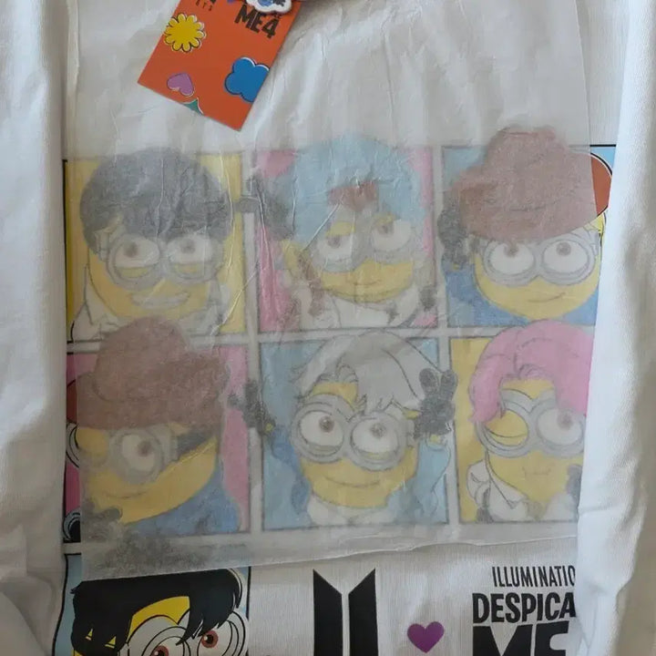 [BUNJANG] BTS x Minions Despicable Me 4 Collaboration T-Shirt / BTS 미니언즈(ME4) 콜라보 티셔츠