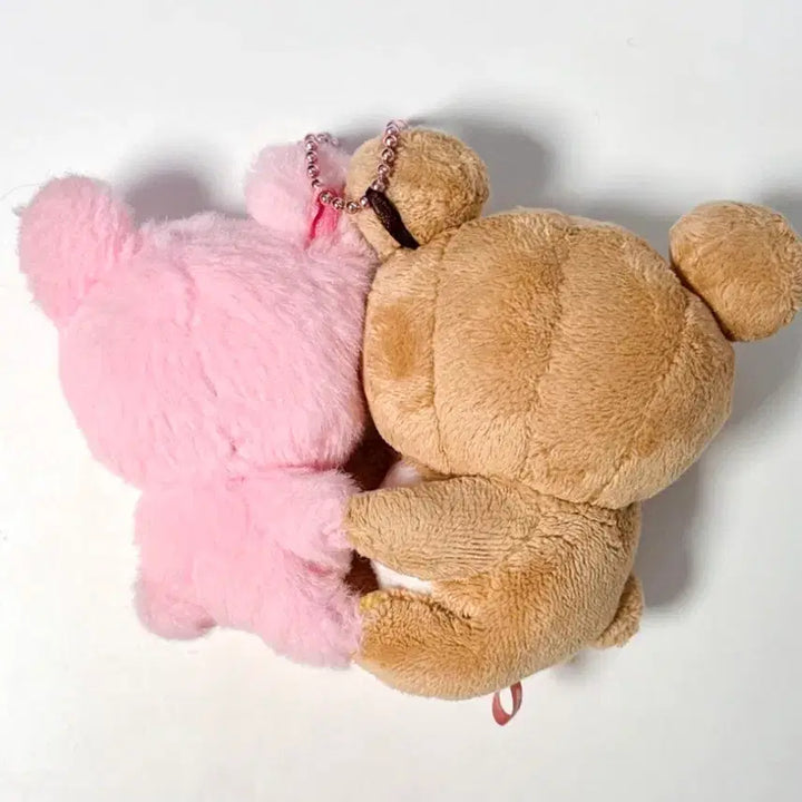 [BUNJANG] Rilakkuma Korilakkuma Nakayoshi Hugging Doll Keychain / 리락쿠마 코리락쿠마 나카요시 안은 인형키링