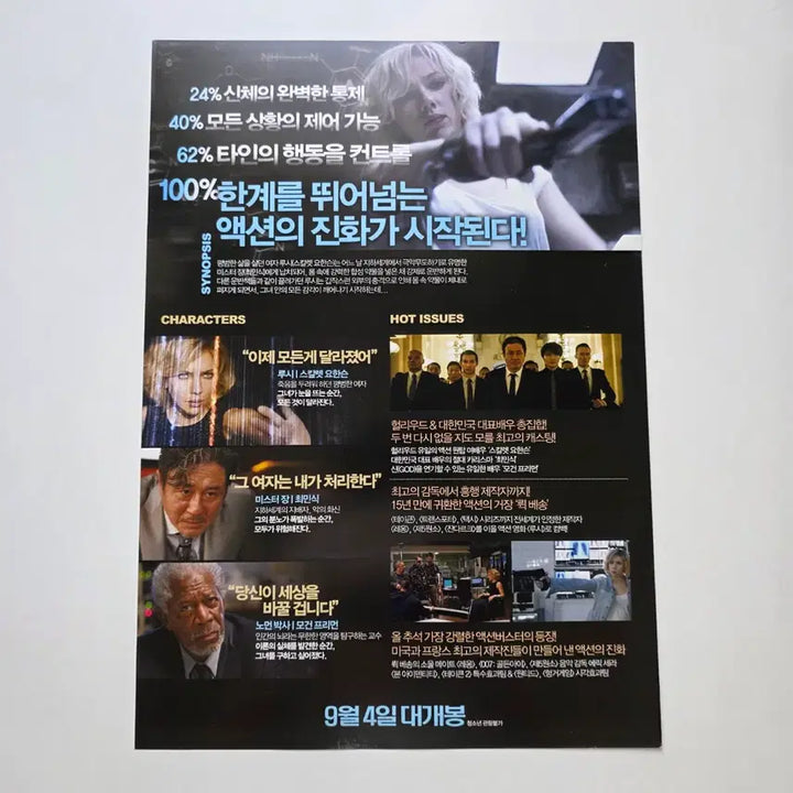 [BUNJANG] Lucy 2014 Movie Poster / [전단지] 루시 2014 영화 포스터