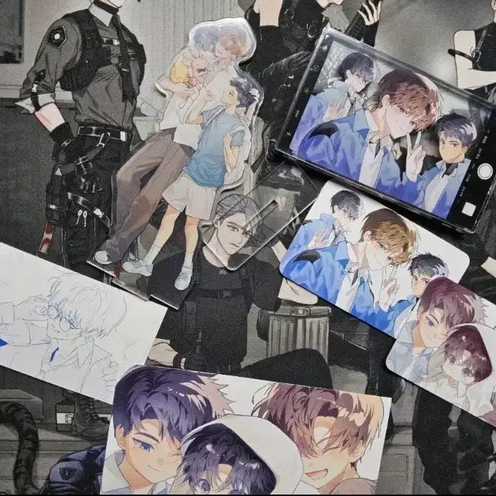 [BUNJANG] Geoseoulgwe Chulgeun Hyunmu 1 Team Acrylic Standee and Postcard Bundle Set / (원가판매)괴담출근 괴출 현무 1팀 아크릴, 엽서 일괄