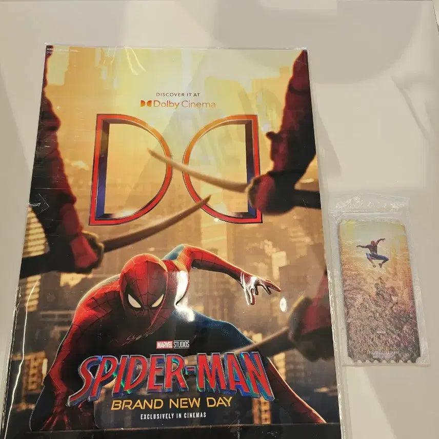 [BUNJANG] Spider-Man Brand New Day Megabox Merchandise / 스파이더맨 브랜드 뉴 데이 메가박스 굿즈(포스터+티켓)