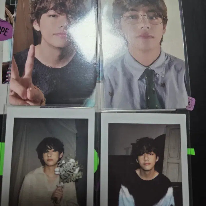 [BUNJANG] BTS V Decor Kit Photocard Set / 방탄소년단 뷔 데코키트 포토카드 세트