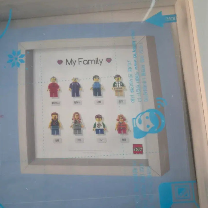[BUNJANG] LEGO Minifigure Frame / 레고 패밀리 미니피겨 액자