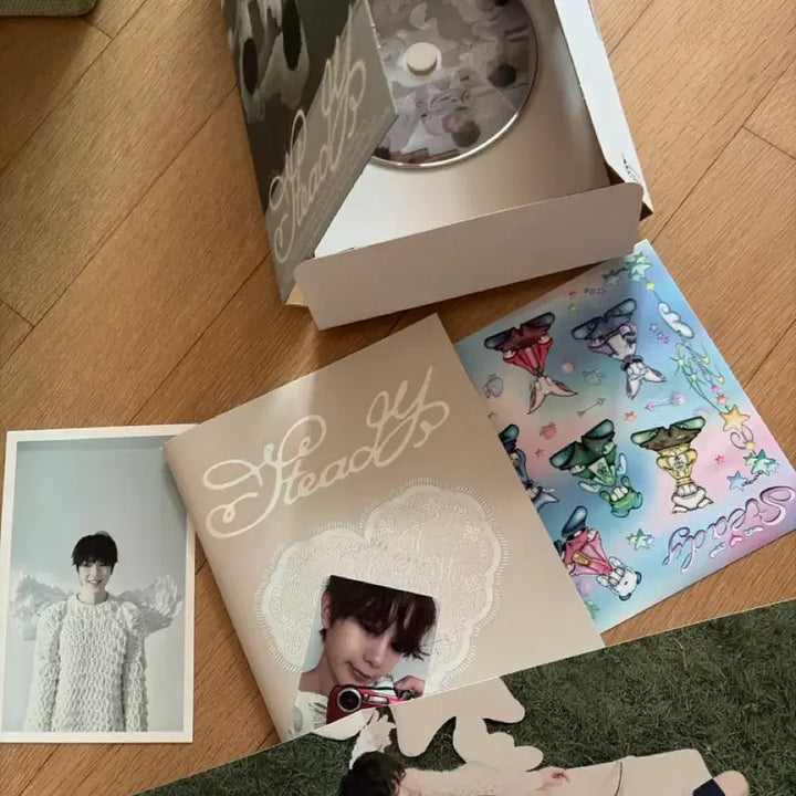 [BUNJANG] NCT WISH Steady Album Unsealed Photocards / 보관용위시 스테디 앨범 특전포카포함 풀셋