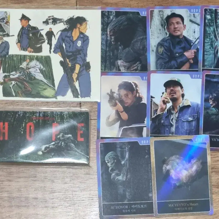 [BUNJANG] SEVENTEEN Hope Trading Cards Set, Flipbook, Postcard Bundle Set / 호프 트레이딩카드8종.플립북.엽서 일괄양도