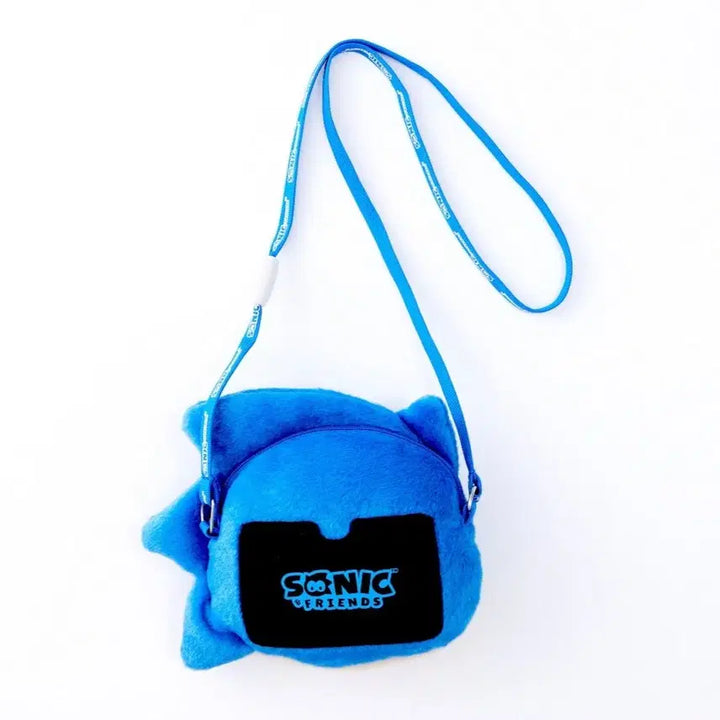 [BUNJANG] Sonic the Hedgehog Face Plush Bag / 소닉 더 헤지혹 얼굴인형가방