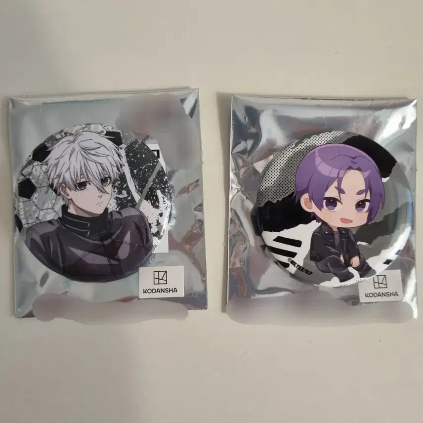 [BUNJANG] Blue Lock Nagi &amp; Reo Bundle Set Can Badges / 급처) 블루록 나기 레오 캔뱃지 일괄 양도