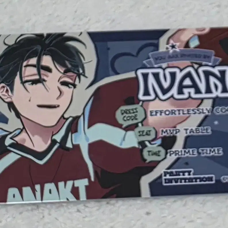[BUNJANG] A-Stage High Teen Ivan ID Card / 에이스테 하이틴 id카드 이반