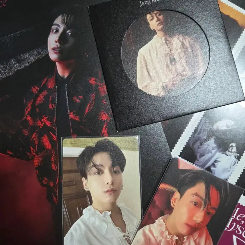[BUNJANG] Jungkook Photobook Set Photocard / 정국 포토북 세트 (포카 및 전구성 포함)