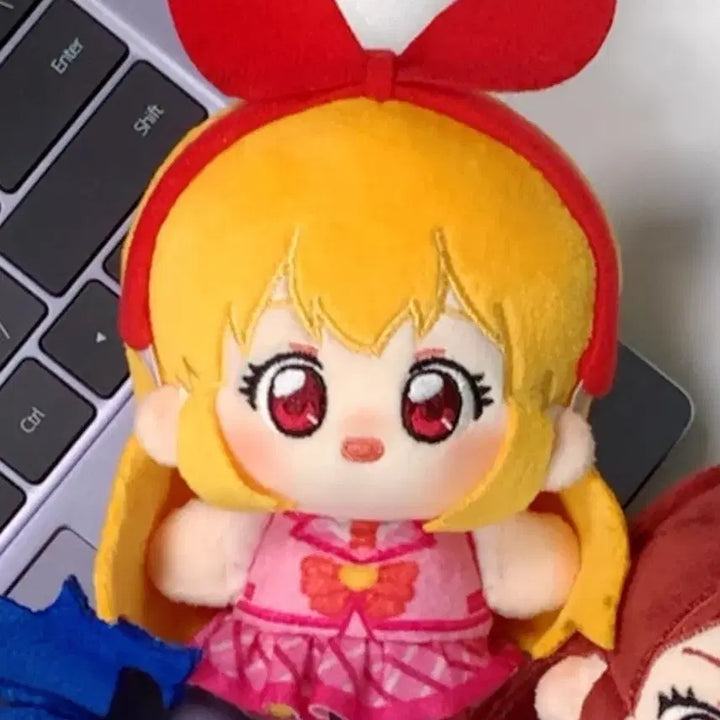 [BUNJANG] Aikatsu Ichigo Hoshimiya Unsealed 10cm Plush Doll / [미개봉] 아이카츠 아이엠스타 라임 이치고 비공식 10cm 누이 솜인형