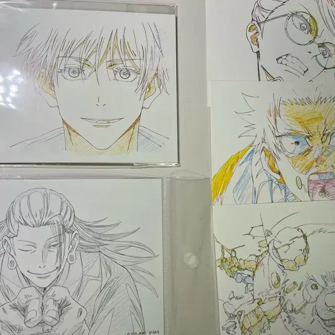 [BUNJANG] Jujutsu Kaisen Original Art Postcard Set / 주술회전 원화 엽서 세트