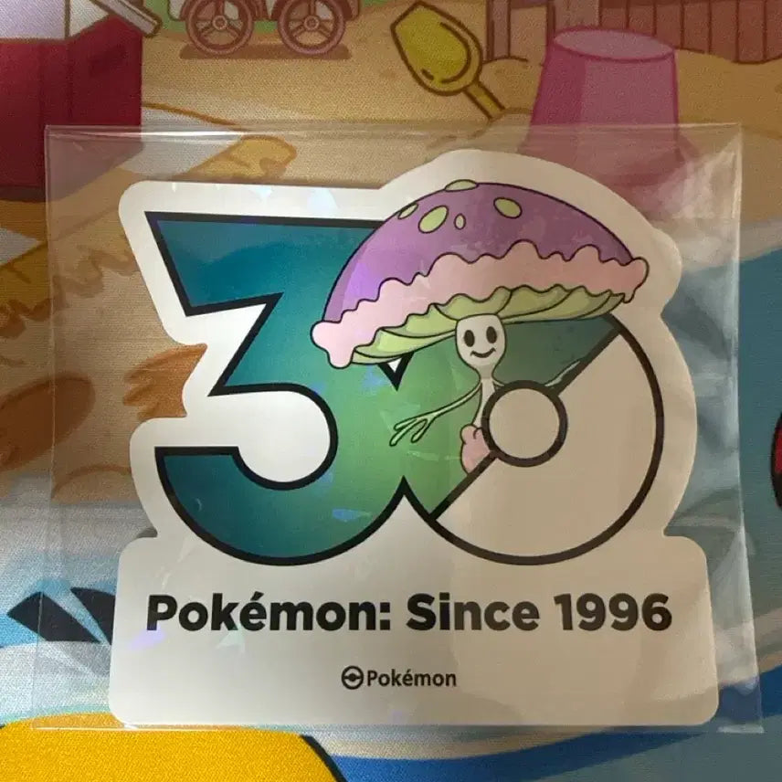 [BUNJANG] Pokemon 30th Anniversary Sticker - Masher / 포켓몬스터 30주년 스티커 - 마셰이드