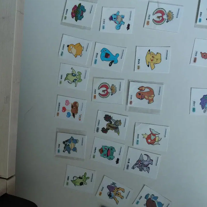 [BUNJANG] Pokemon Stickers and Cards Bundle Set / 포켓몬 띠부실및 카트 일괄 판매