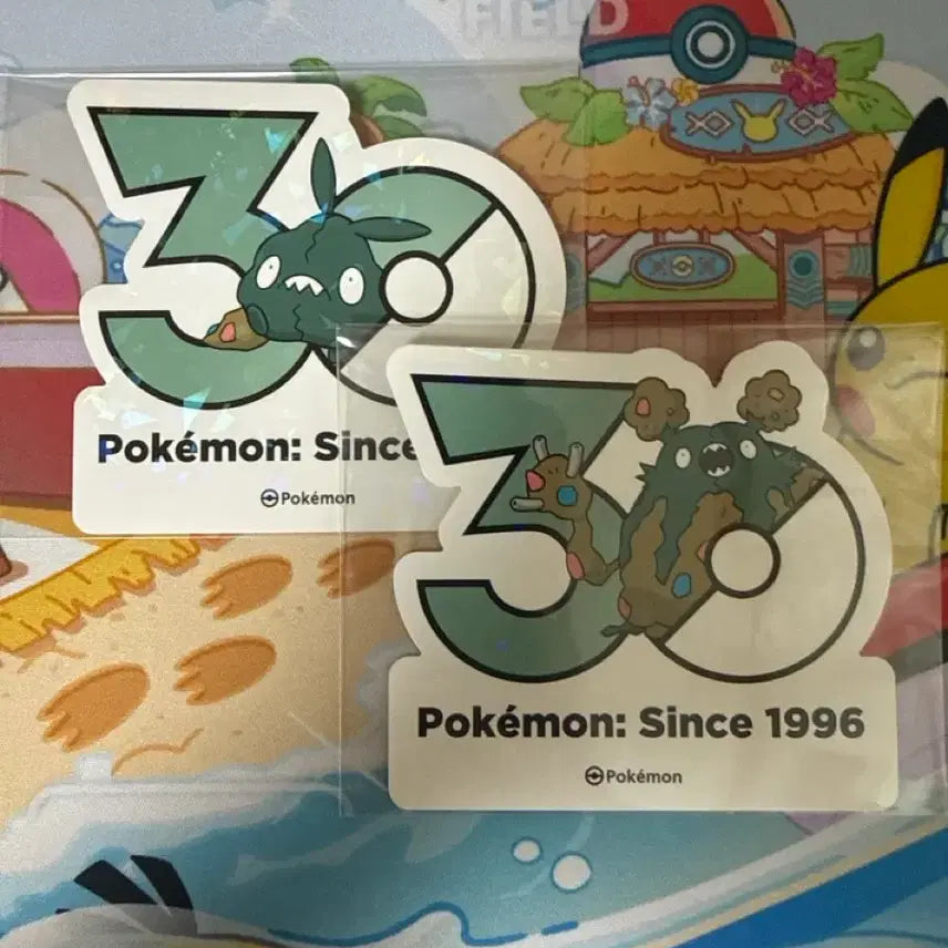 [BUNJANG] Pokemon 30th Anniversary Sticker Set - Kkabeong-i, Dustna Bundle / 포켓몬스터 30주년 스티커 - 깨봉이, 더스트나 일괄